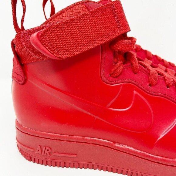 NIKE | Air Force 1 Foamposite Cup University Red High Tops Women's 7.5 - Picture 7 of 16